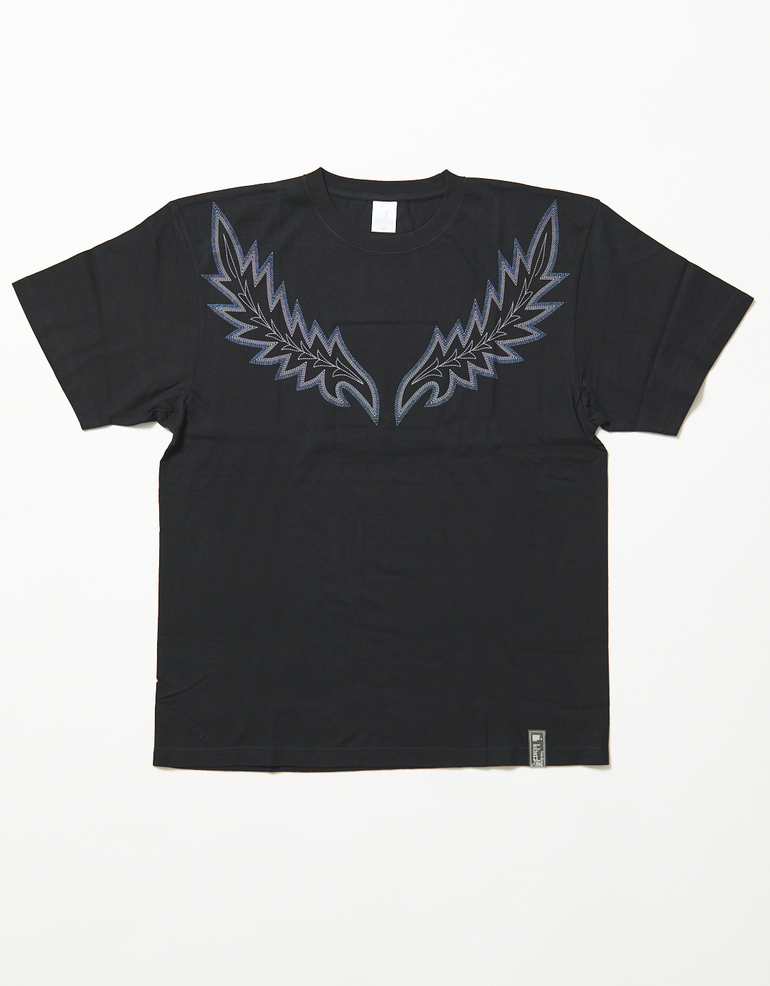 Feather Print S/S T-Shirt with Bandanna