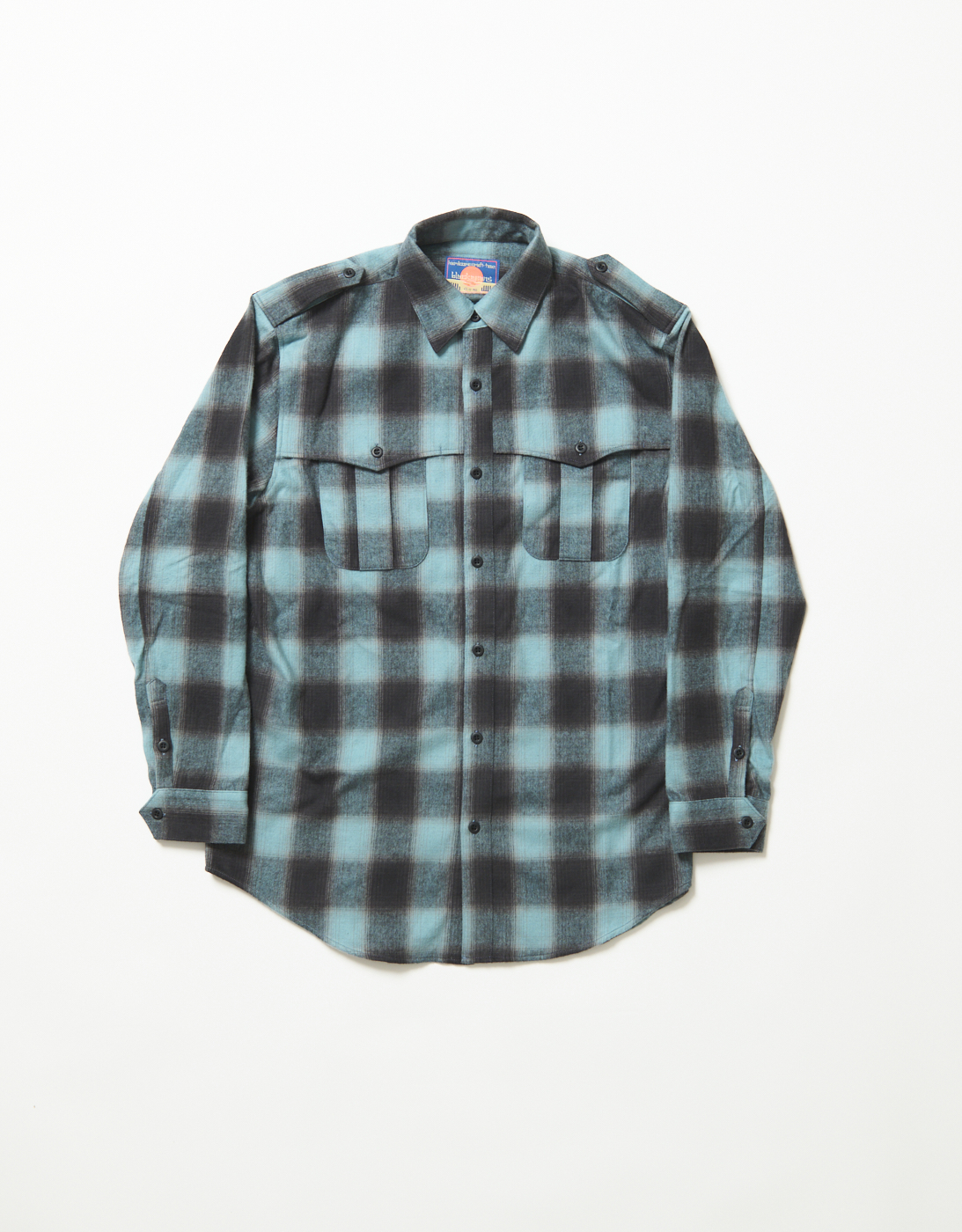 Epaulettes Ombre Check Shirts