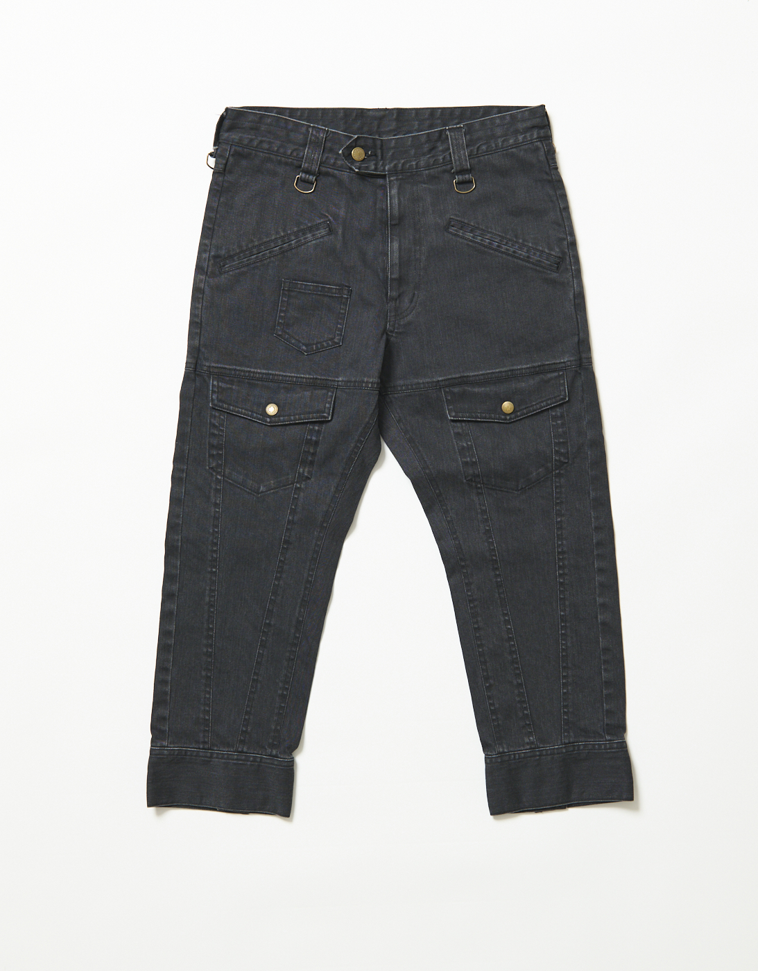 Stretch Recombination Denim Pants